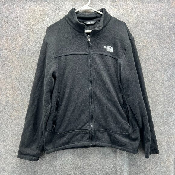 The North Face Jacket Mens Large Black Full Zip Fleece Gallio Triclimate Inside - Picture 1 of 12